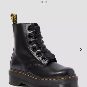 Dr. Martens Black Platform Boots